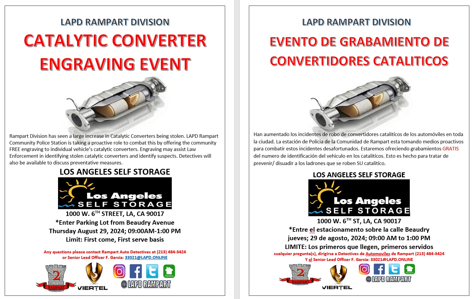 Catalytic Converter Event