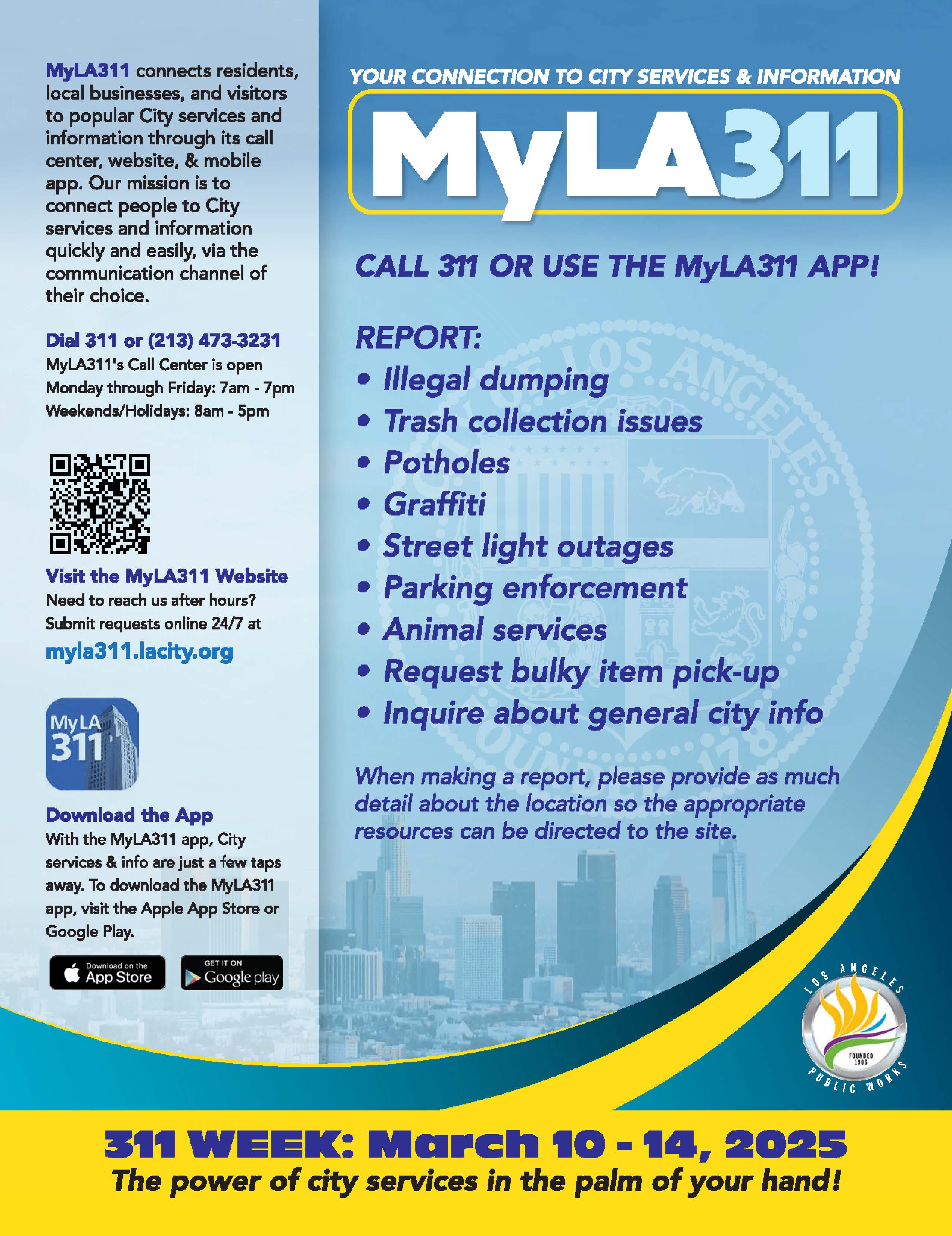 MyLA311 Week Challenge